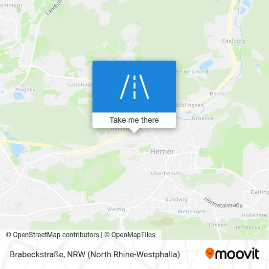Brabeckstraße map