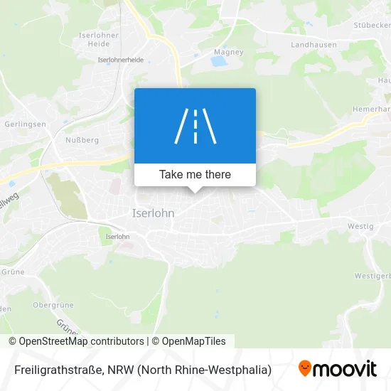 Карта Freiligrathstraße