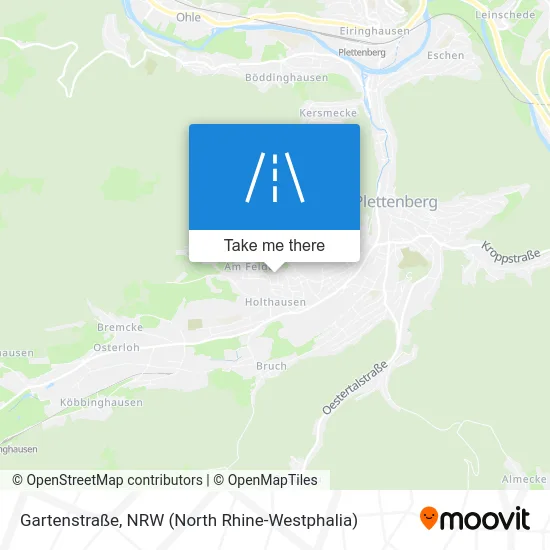 Карта Gartenstraße