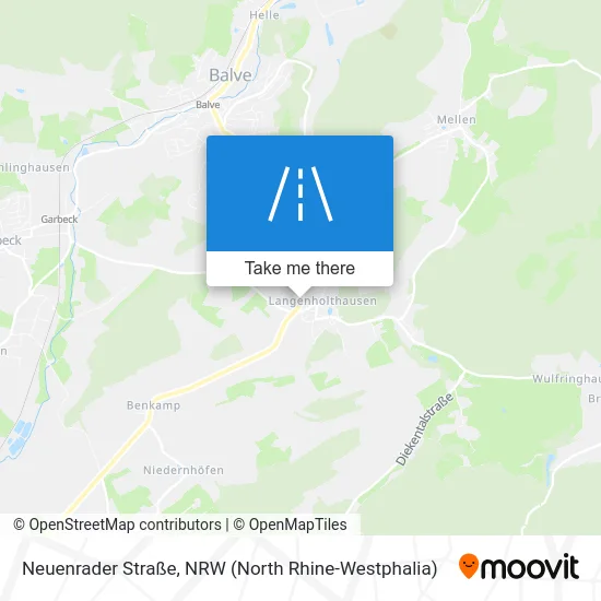 Карта Neuenrader Straße