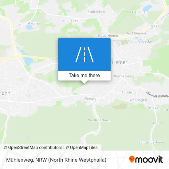 Карта Mühlenweg