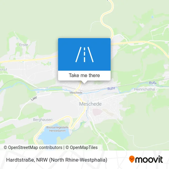 Карта Hardtstraße