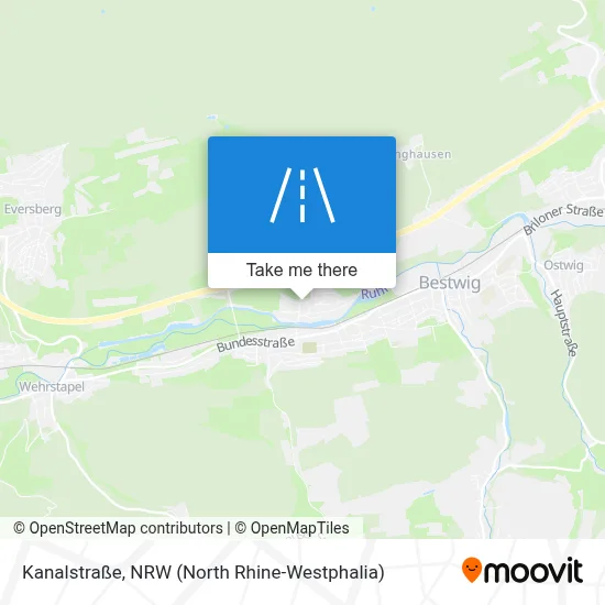 Kanalstraße map