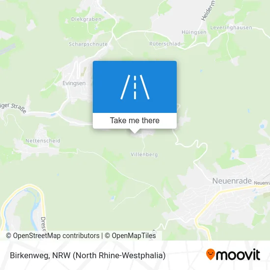 Birkenweg map