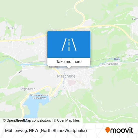 Карта Mühlenweg