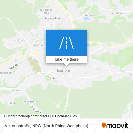 Карта Viktoriastraße