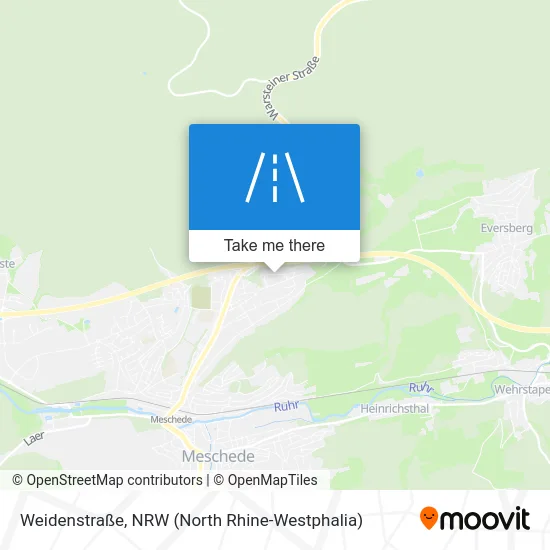 Карта Weidenstraße