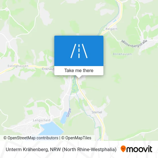 Карта Unterm Krähenberg