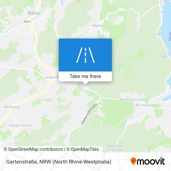 Карта Gartenstraße