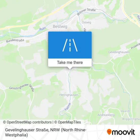 Карта Gevelinghauser Straße