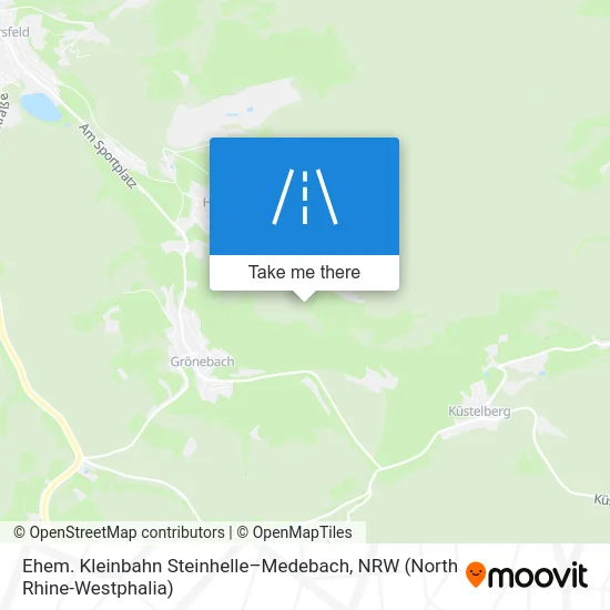 Карта Ehem. Kleinbahn Steinhelle–Medebach