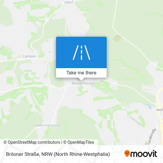 Карта Briloner Straße