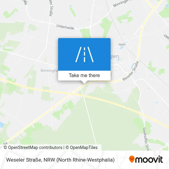 Weseler Straße map