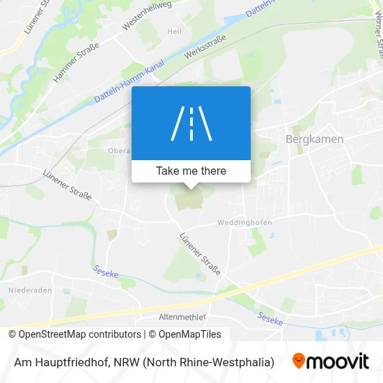 Am Hauptfriedhof map