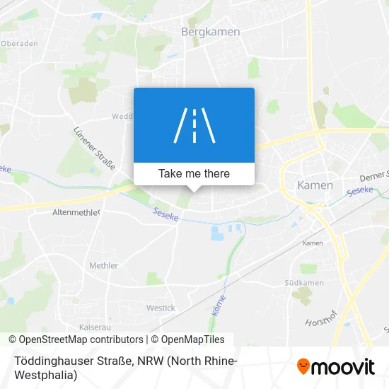 Карта Töddinghauser Straße