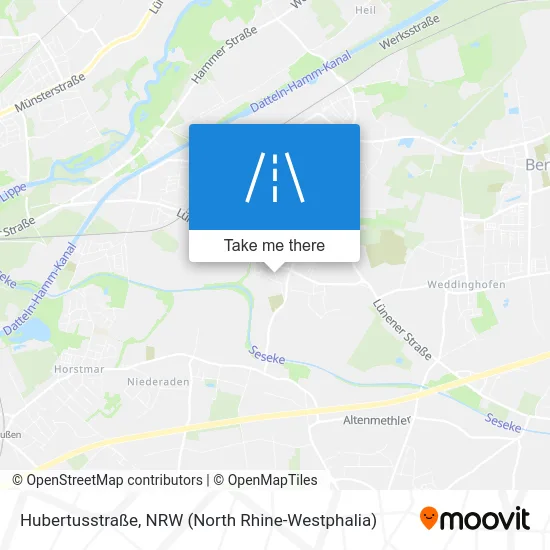 Карта Hubertusstraße