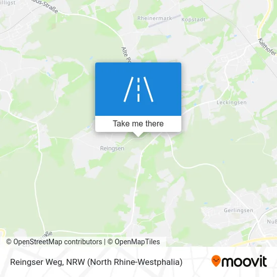 Reingser Weg map