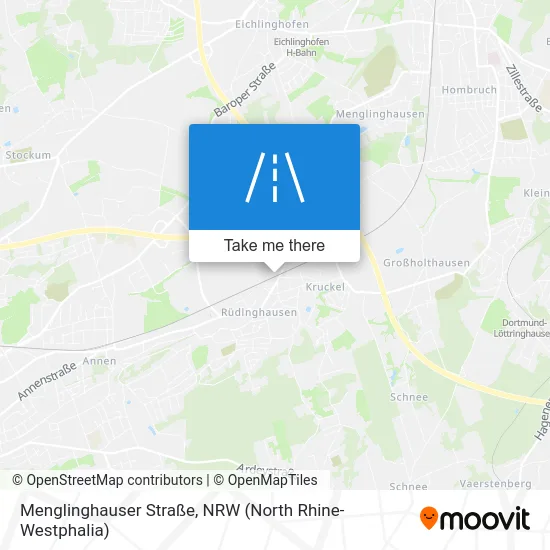 Карта Menglinghauser Straße