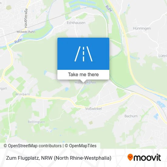 Карта Zum Flugplatz
