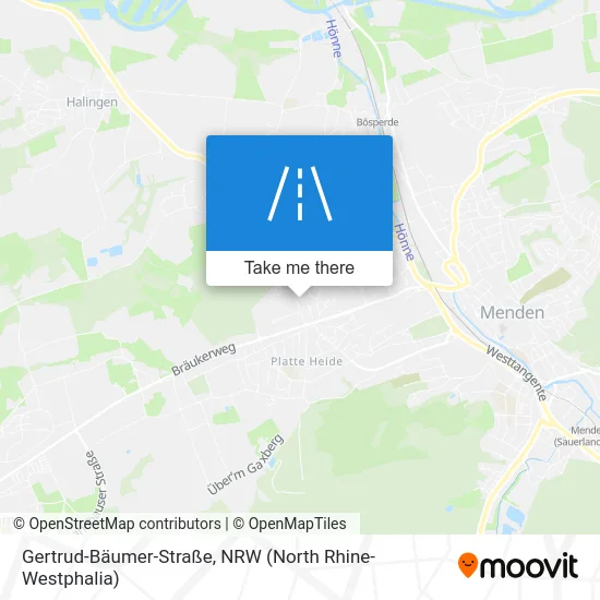 Карта Gertrud-Bäumer-Straße