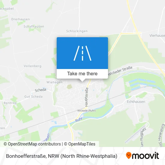 Карта Bonhoefferstraße