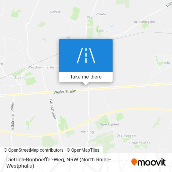 Dietrich-Bonhoeffer-Weg map