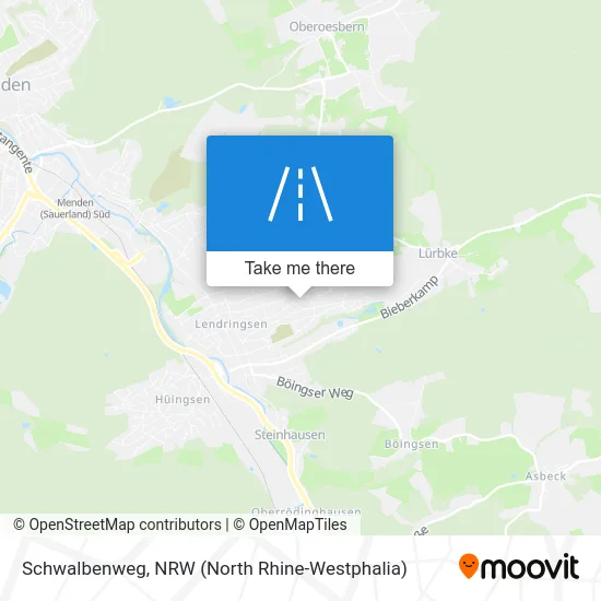 Schwalbenweg map