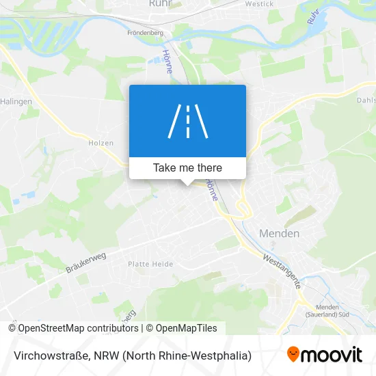 Карта Virchowstraße