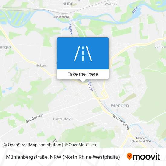 Карта Mühlenbergstraße