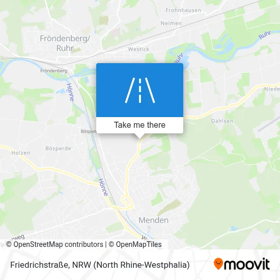 Friedrichstraße map