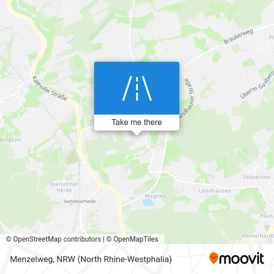 Menzelweg map