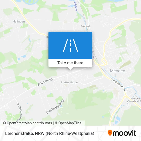 Карта Lerchenstraße