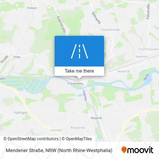 Mendener Straße map