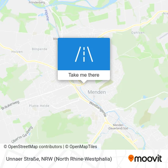 Карта Unnaer Straße