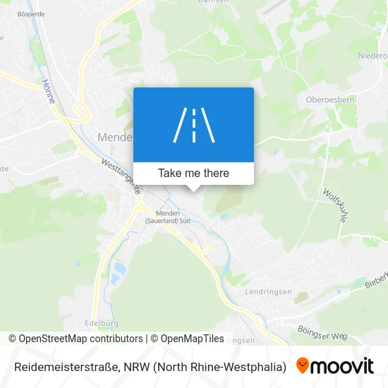 Карта Reidemeisterstraße