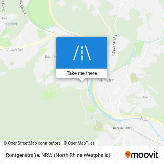 Карта Röntgenstraße
