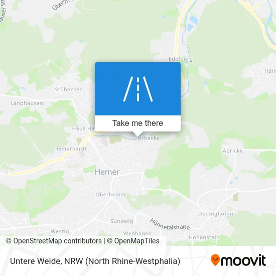 Карта Untere Weide