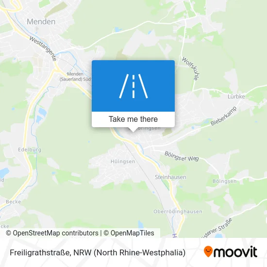 Карта Freiligrathstraße