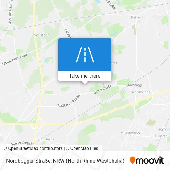 Карта Nordbögger Straße