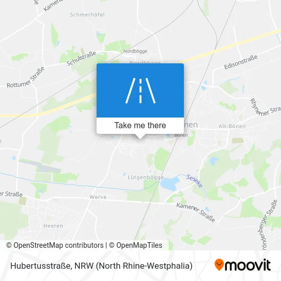 Карта Hubertusstraße