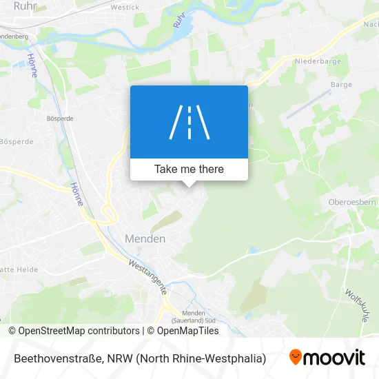 Beethovenstraße map