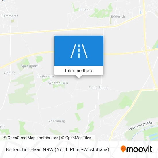 Büdericher Haar map