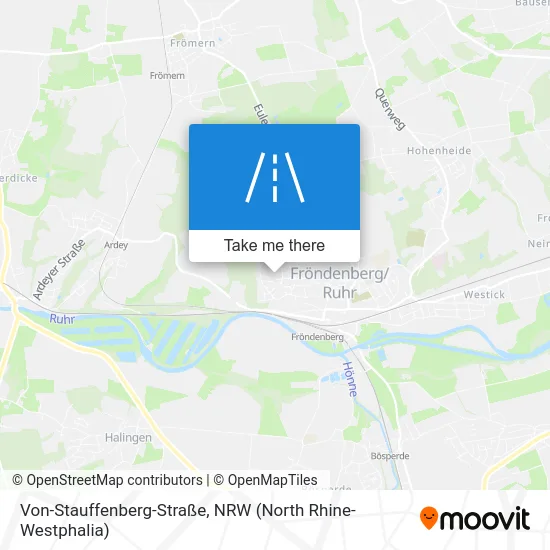 Карта Von-Stauffenberg-Straße