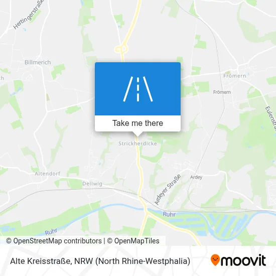Alte Kreisstraße map