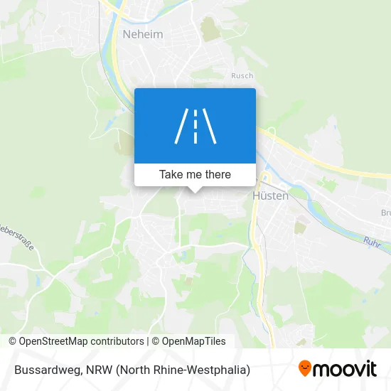 Bussardweg map