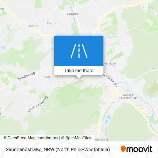 Sauerlandstraße map