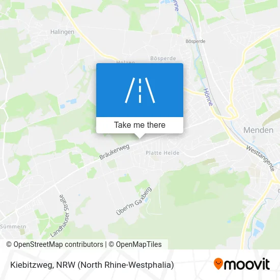 Карта Kiebitzweg