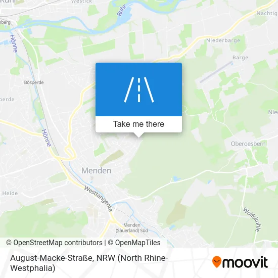 Карта August-Macke-Straße