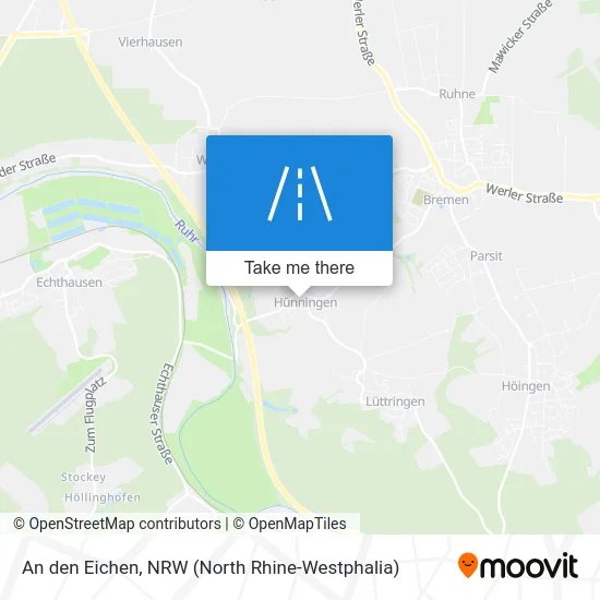 Карта An den Eichen