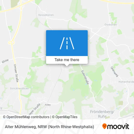 Alter Mühlenweg map